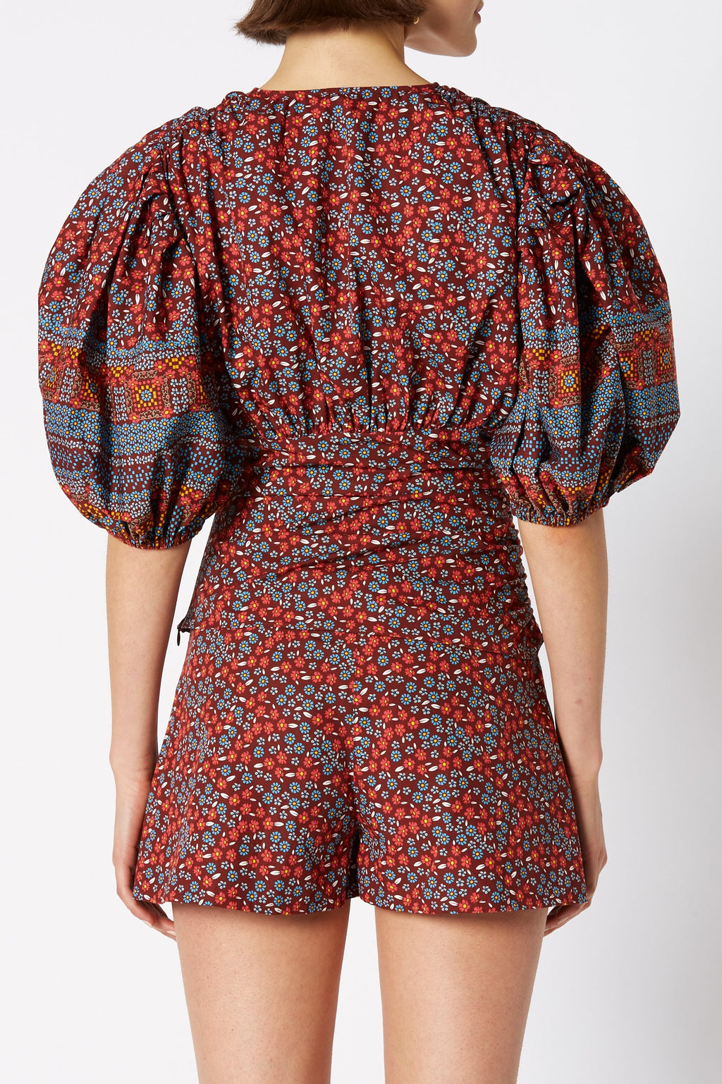 COTTON FLORAL BLOUSE