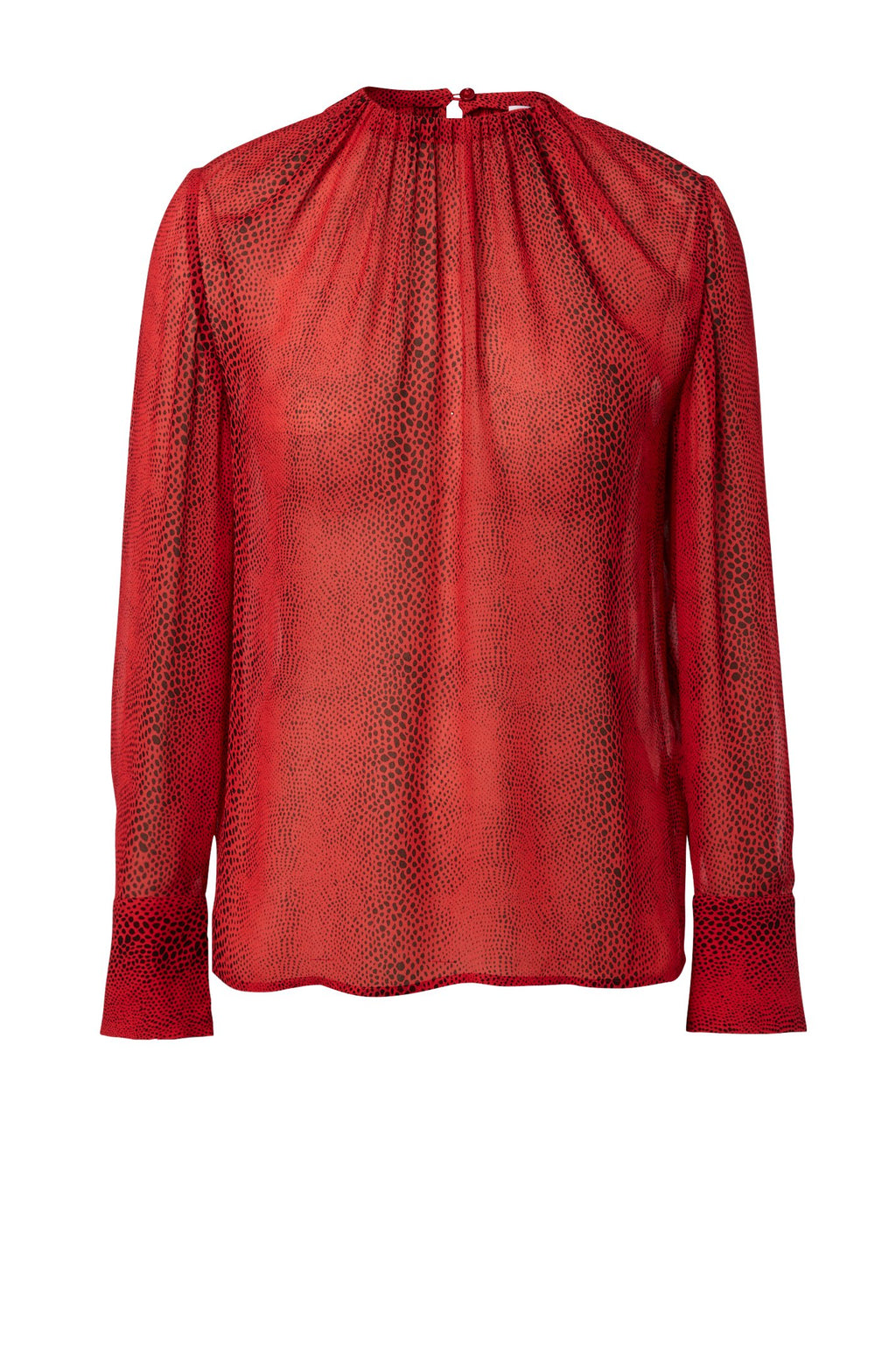 GGT REPTILE PRINT BLOUSE