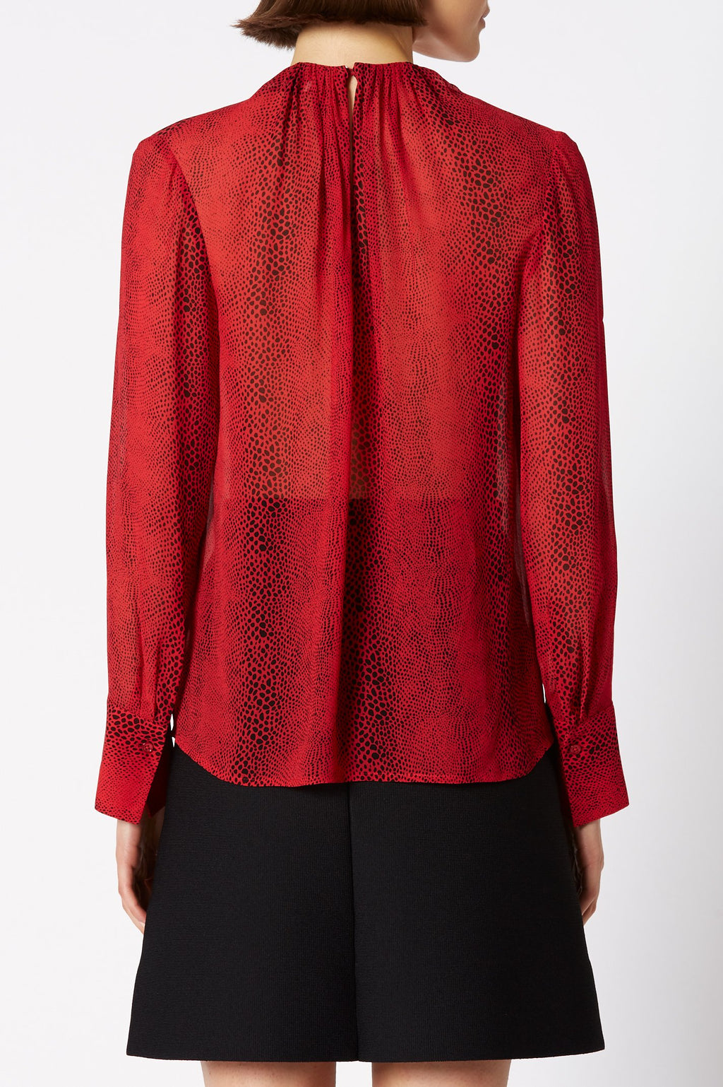 GGT REPTILE PRINT BLOUSE
