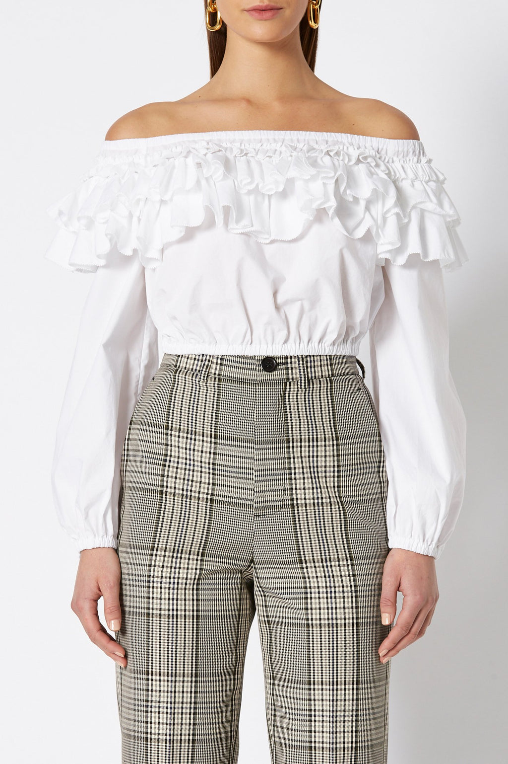 RUFFLE BLOUSE