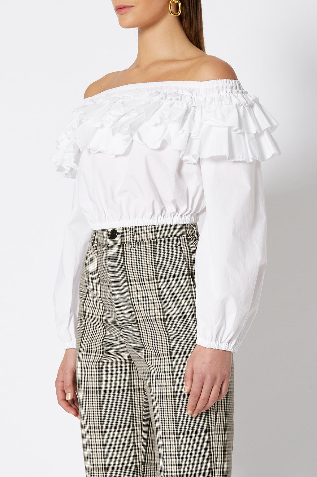 RUFFLE BLOUSE