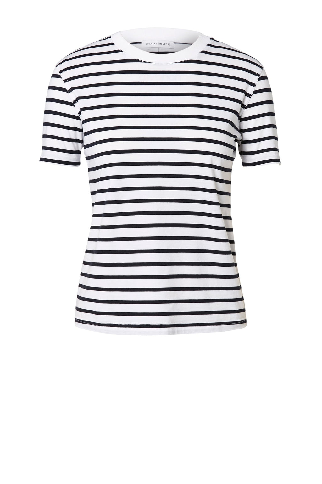 MERCERISED STRIPE T SHIRT