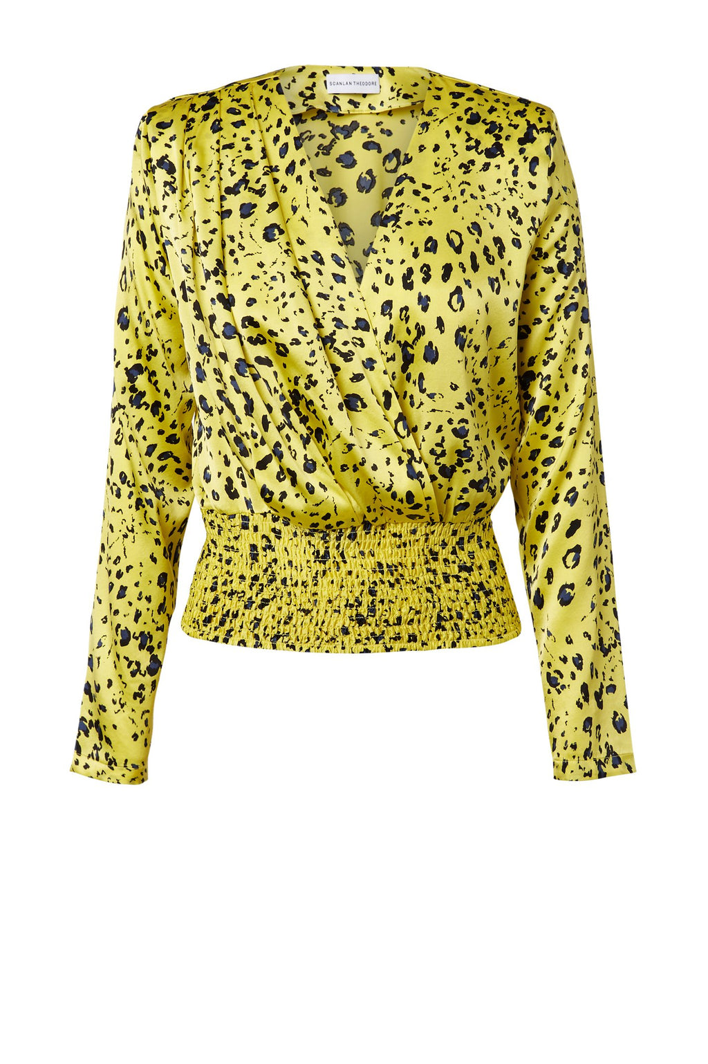SILK LEOPARD BLOUSE