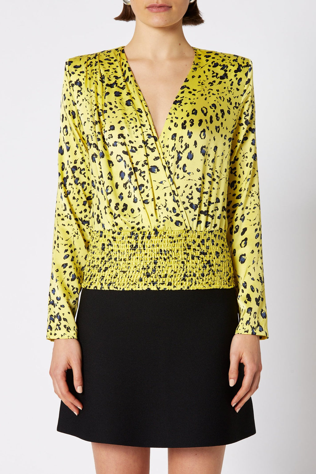 SILK LEOPARD BLOUSE