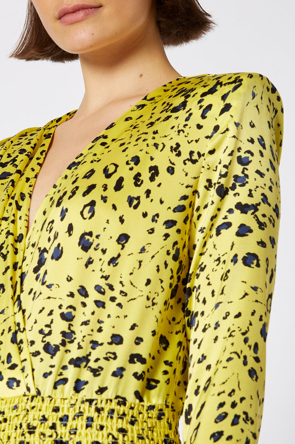 SILK LEOPARD BLOUSE