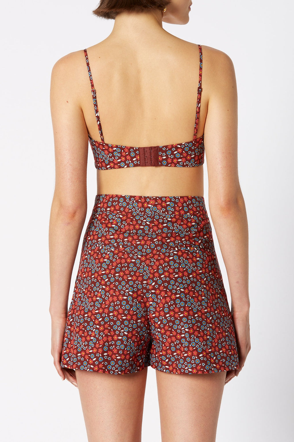 COTTON FLORAL BRALETTE