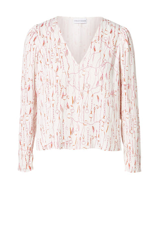 CHAIN PRINT BLOUSE