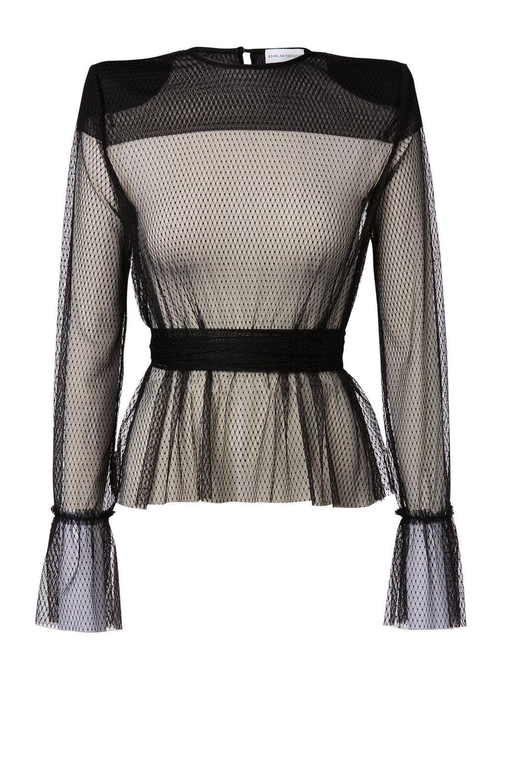 SHEER NET BLOUSE