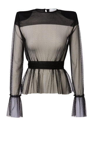SHEER NET BLOUSE