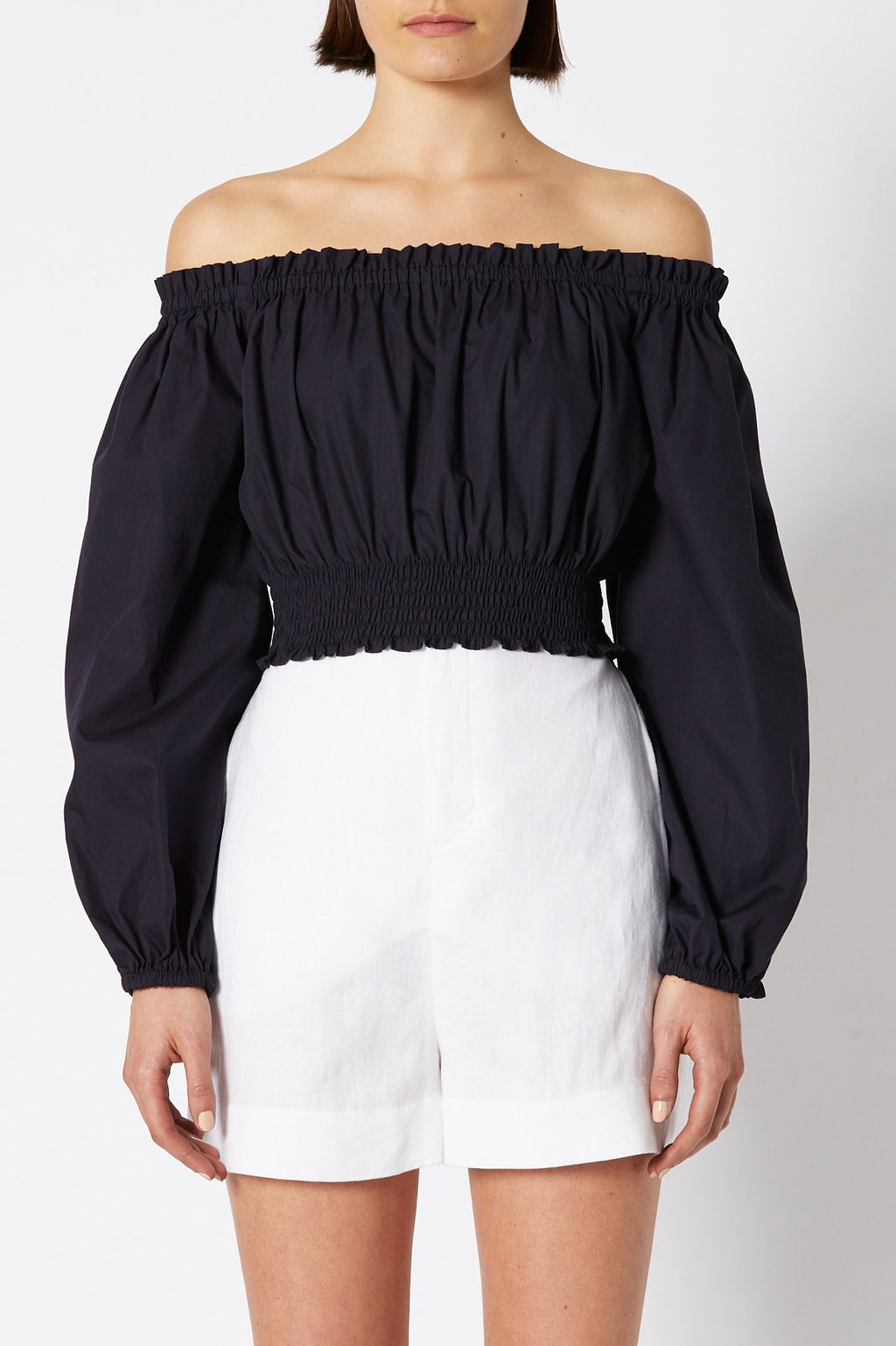COTTON CROPPED TOP