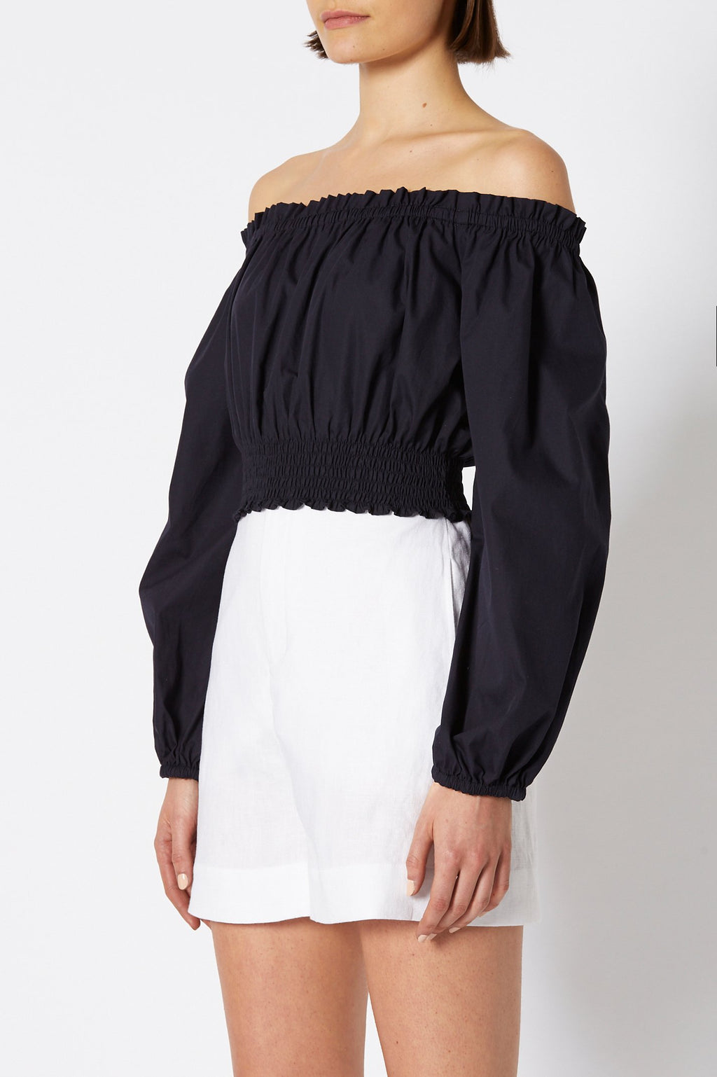 COTTON CROPPED TOP