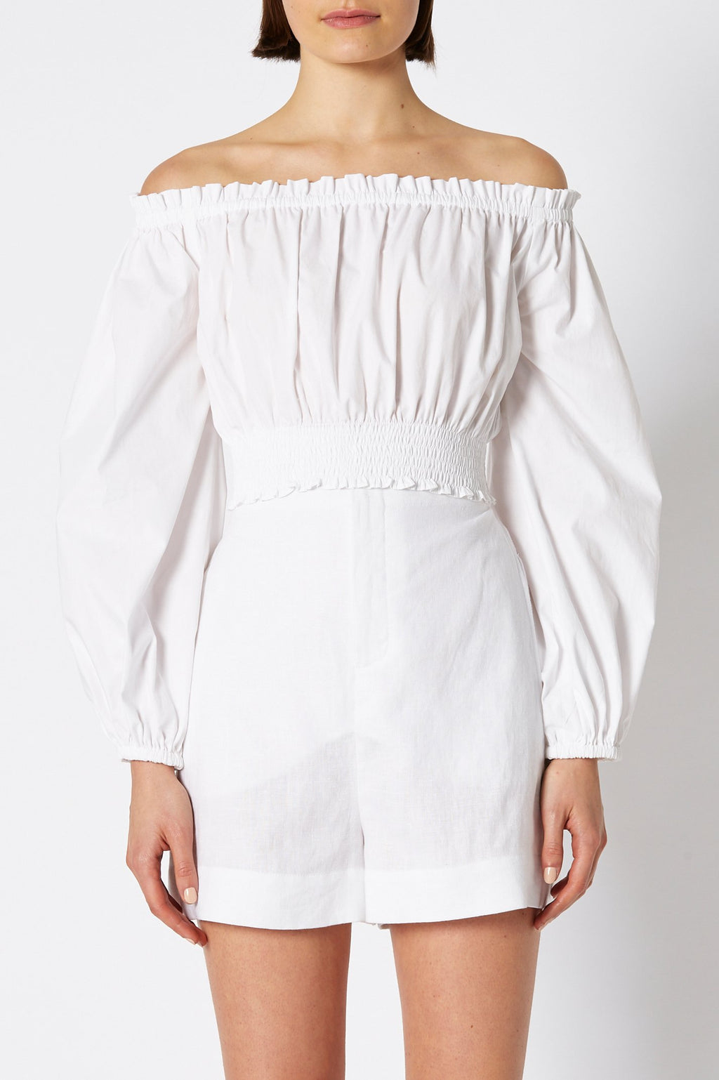 COTTON CROPPED TOP