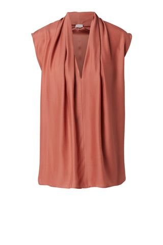 CHARMEUSE V NECK TANK