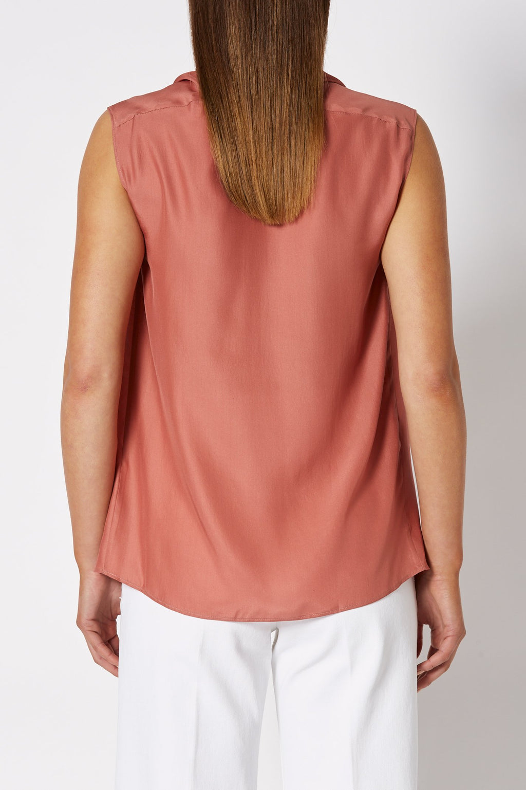 CHARMEUSE V NECK TANK