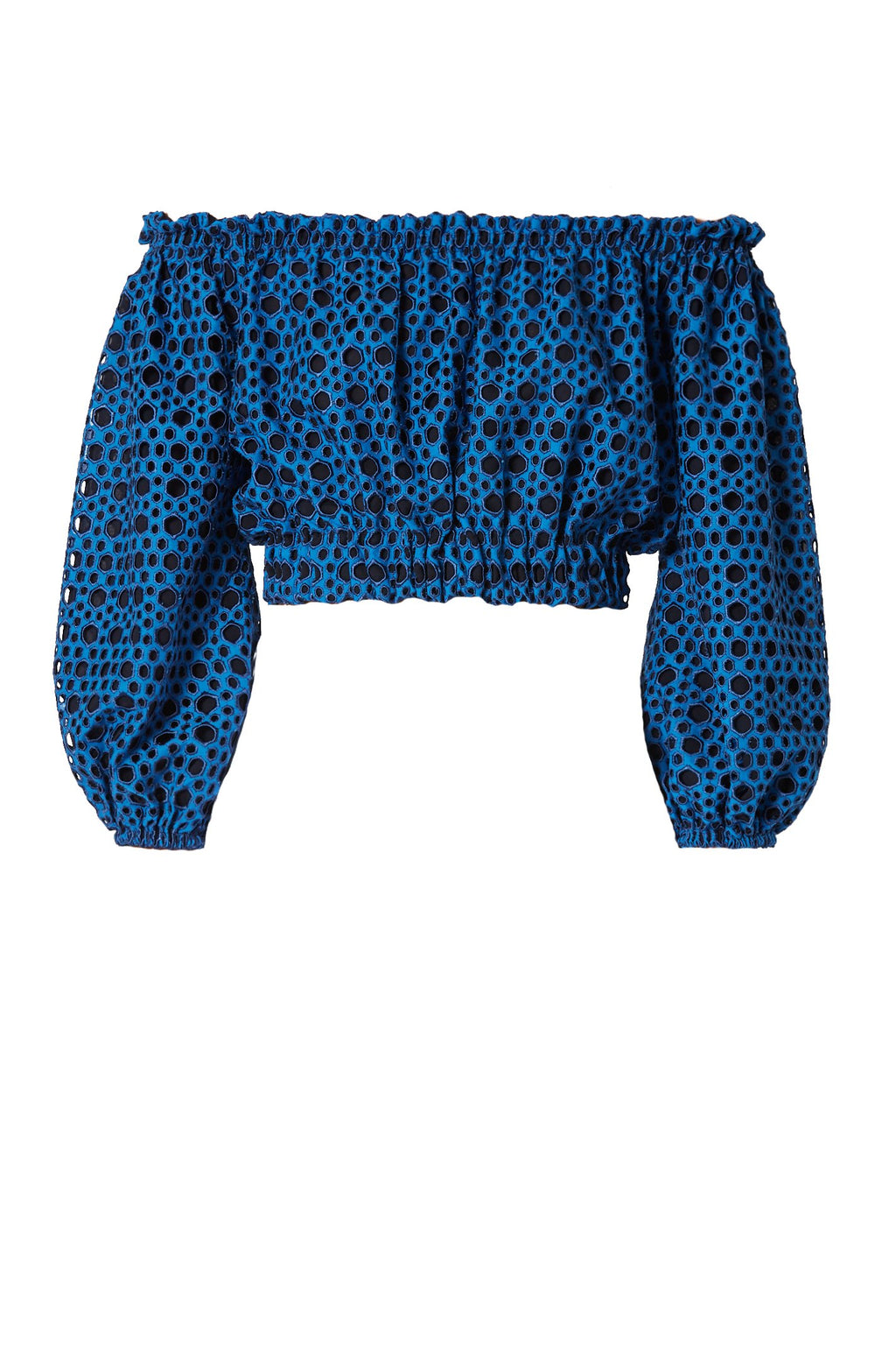 MOSAIC EMBROIDERED TOP