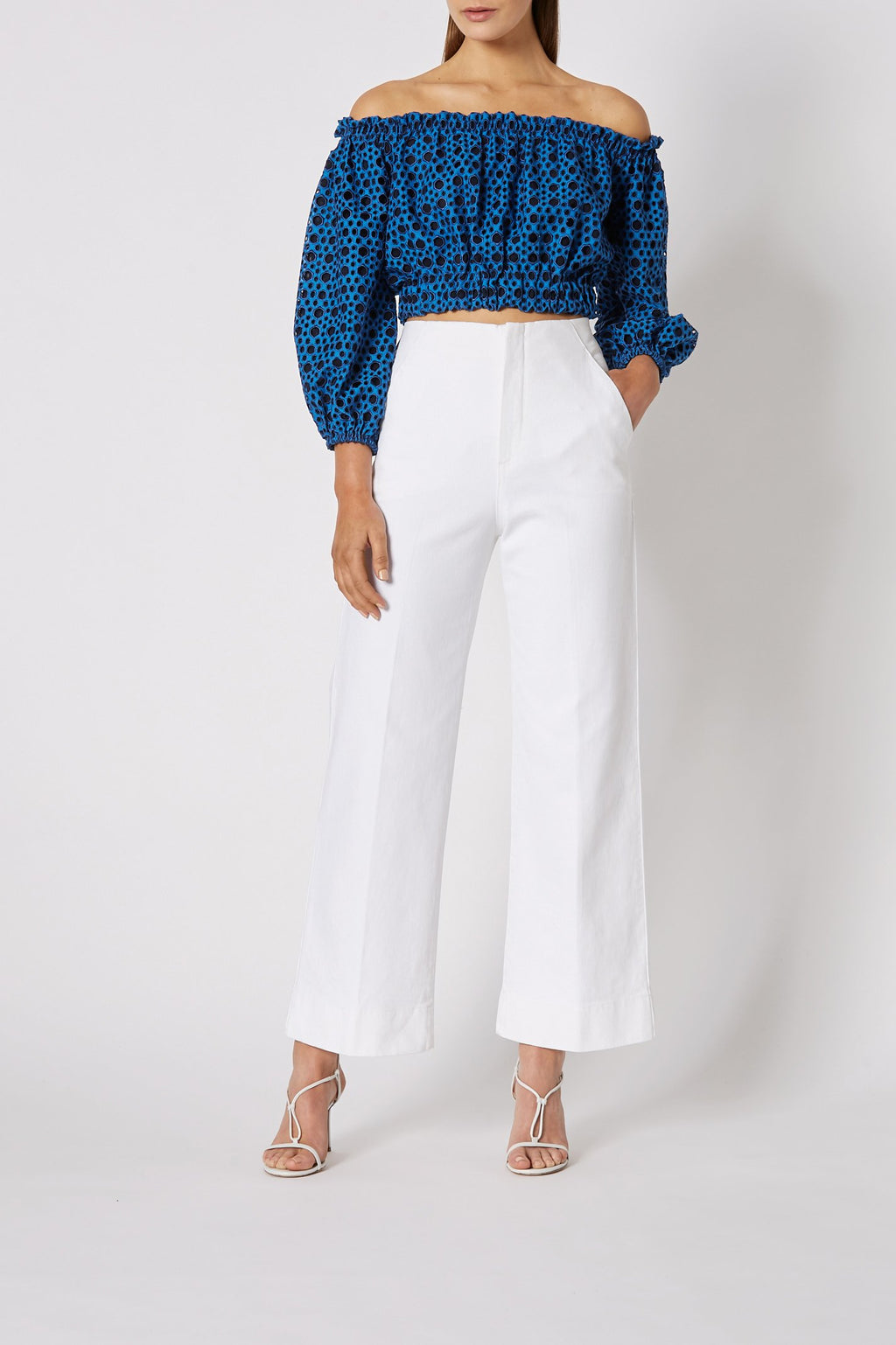 MOSAIC EMBROIDERED TOP