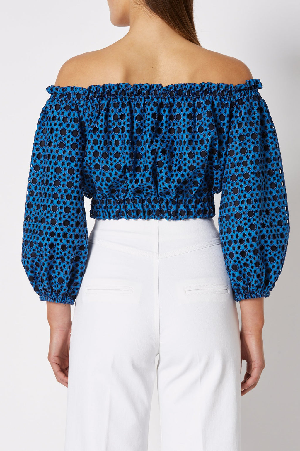MOSAIC EMBROIDERED TOP