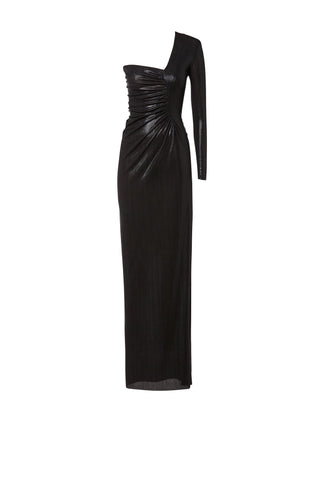 LACQUER JERSEY GOWN