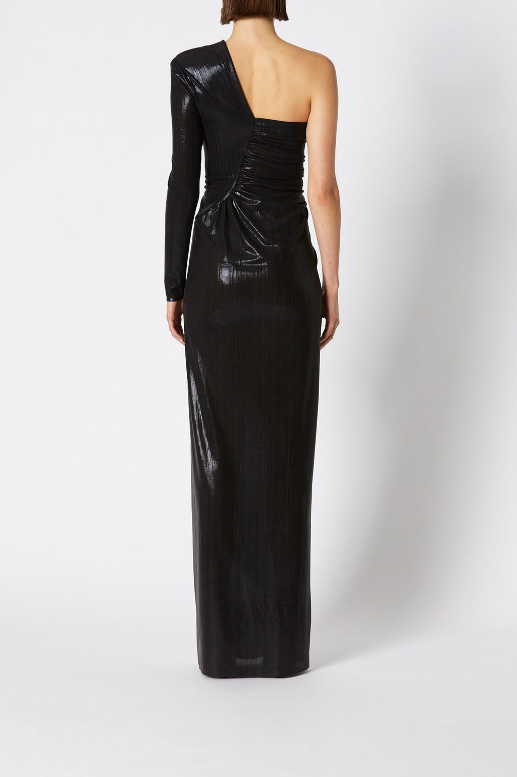 LACQUER JERSEY GOWN