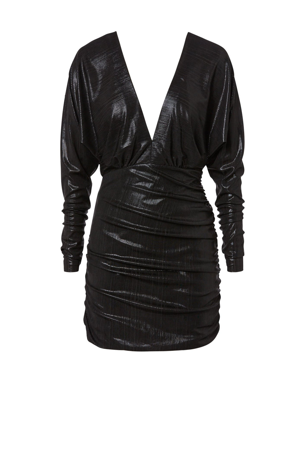 LACQUER JERSEY DRESS