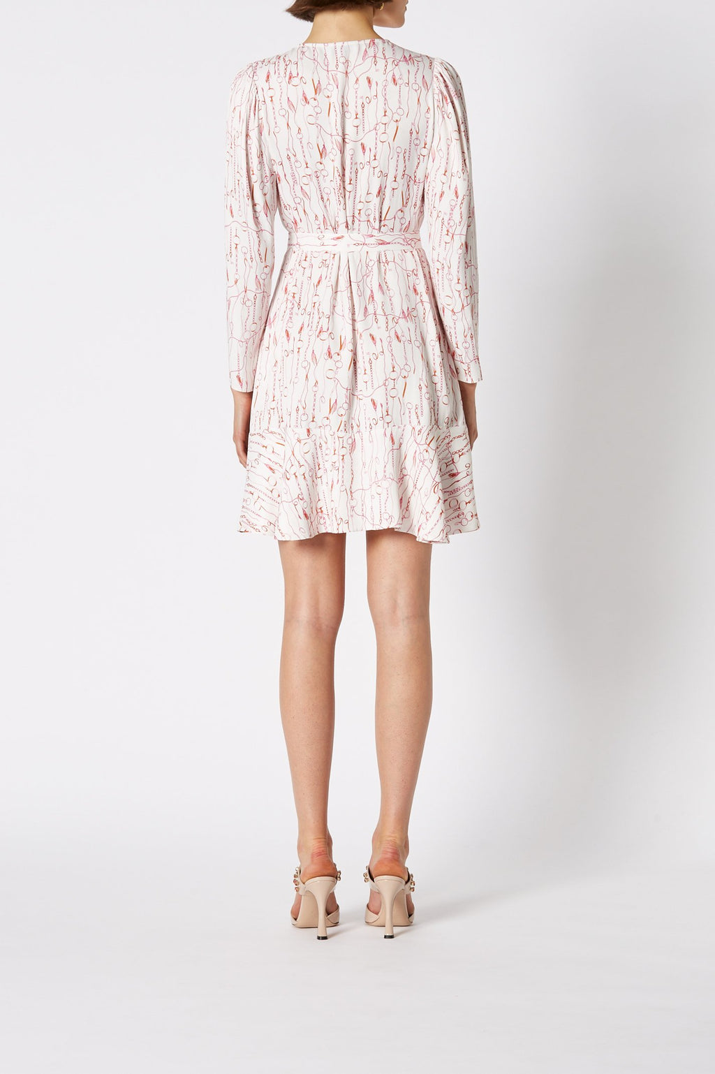 CHAIN PRINT DRESS