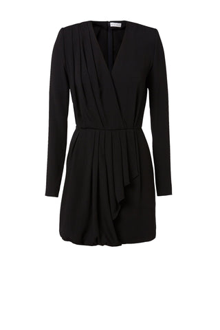 CREPE FRONT DRESS