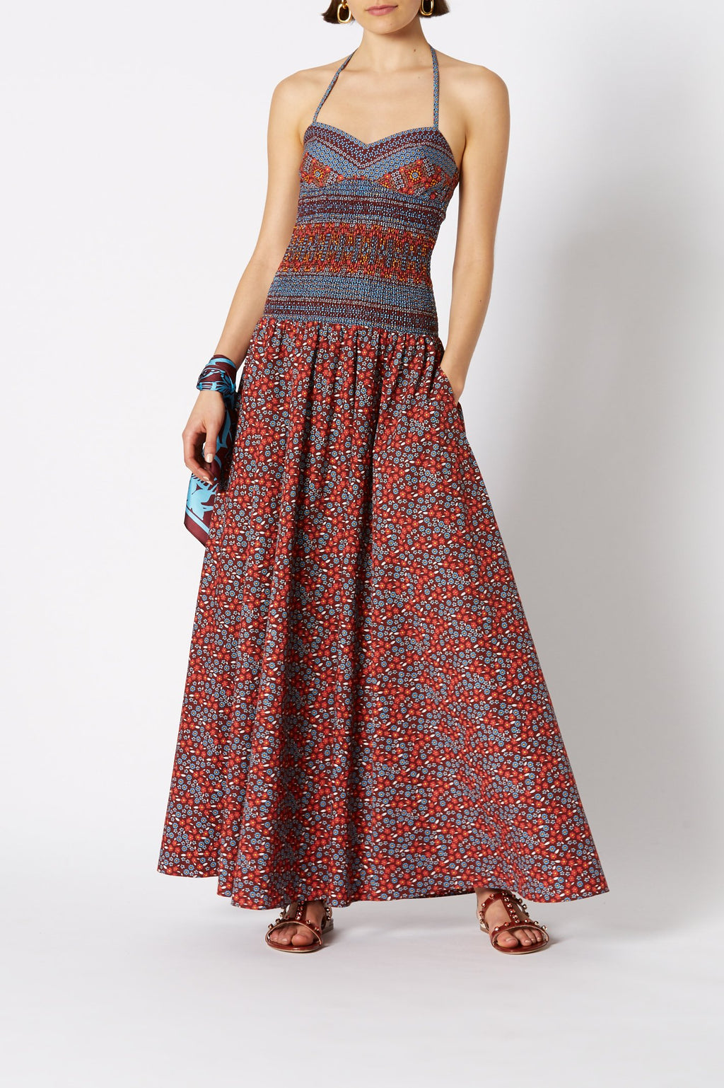 COTTON FLORAL DRESS