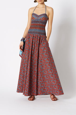 COTTON FLORAL DRESS