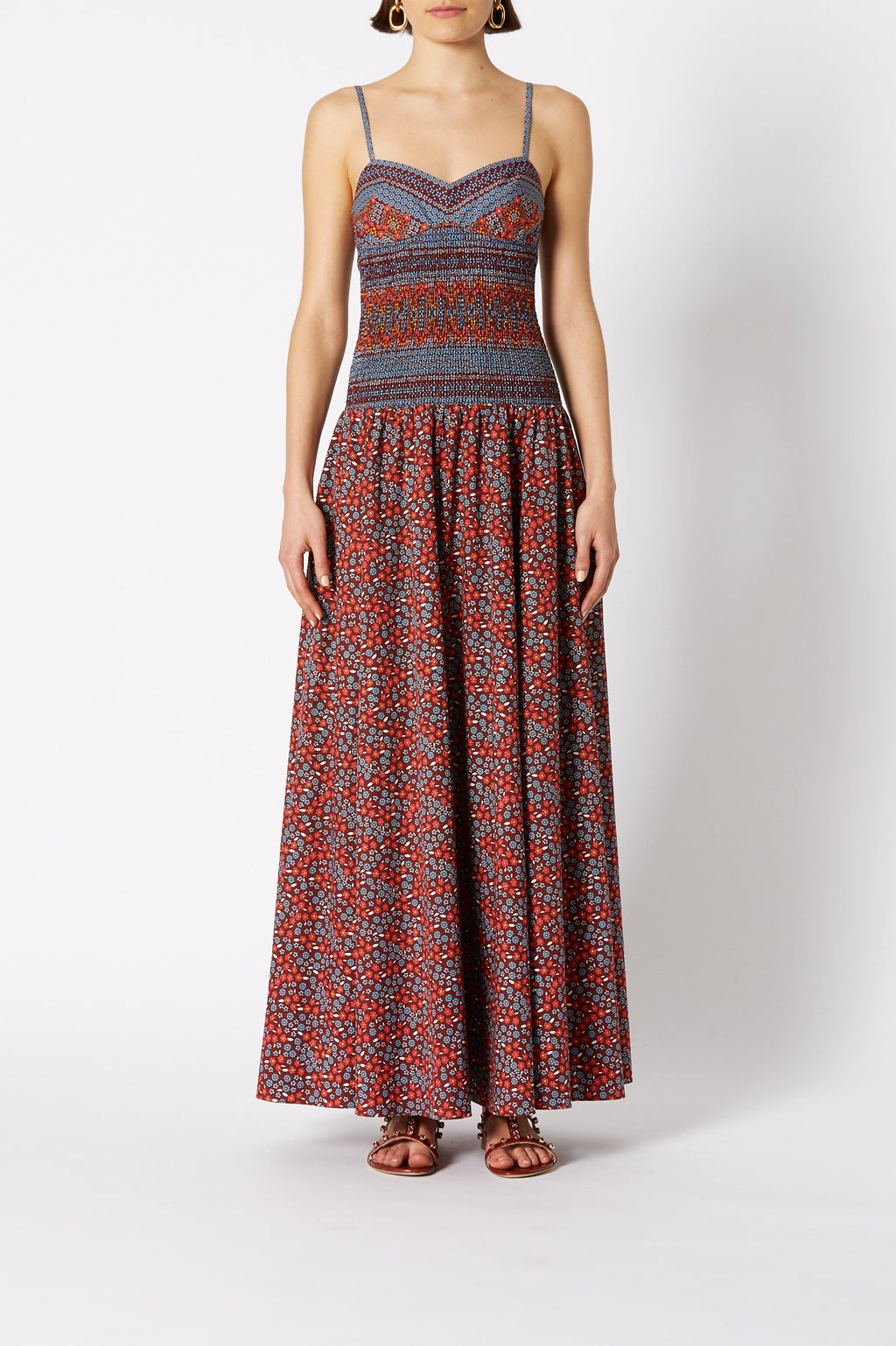 COTTON FLORAL DRESS