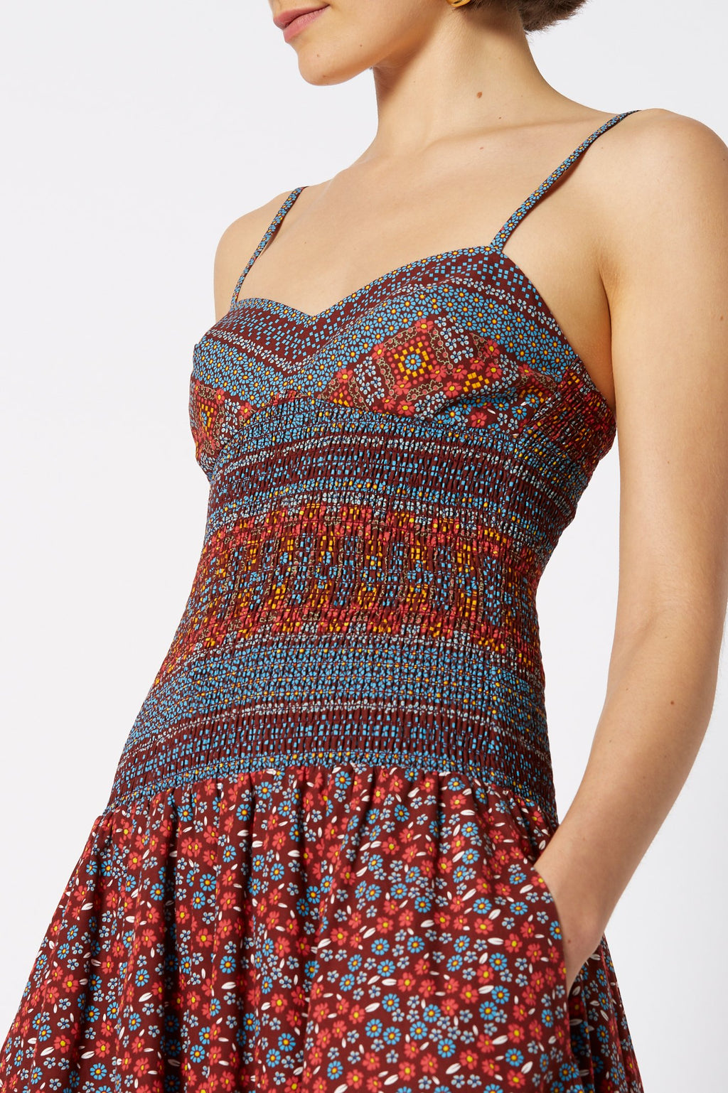 COTTON FLORAL DRESS