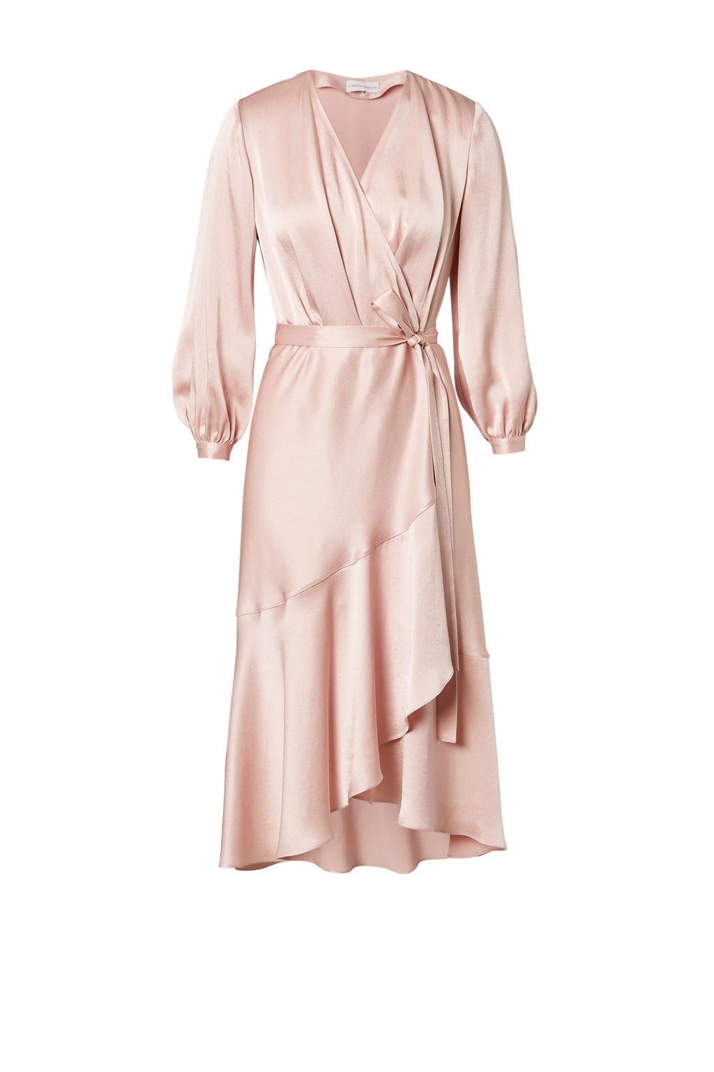CREPE WRAP DRESS