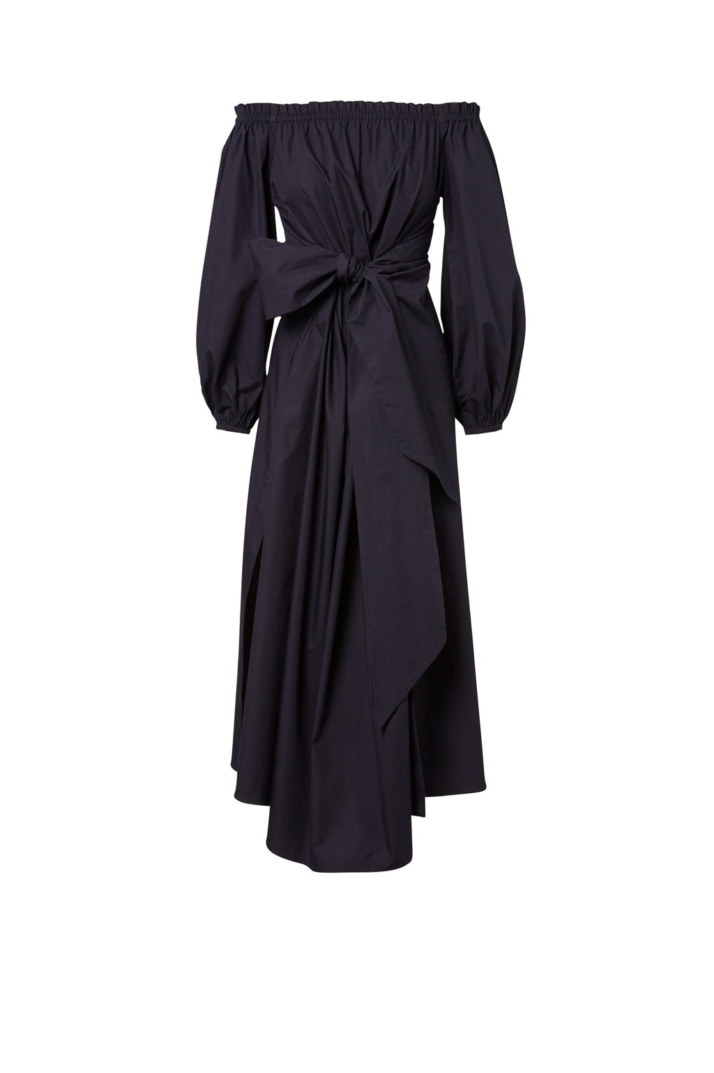 COTTON WRAP DRESS