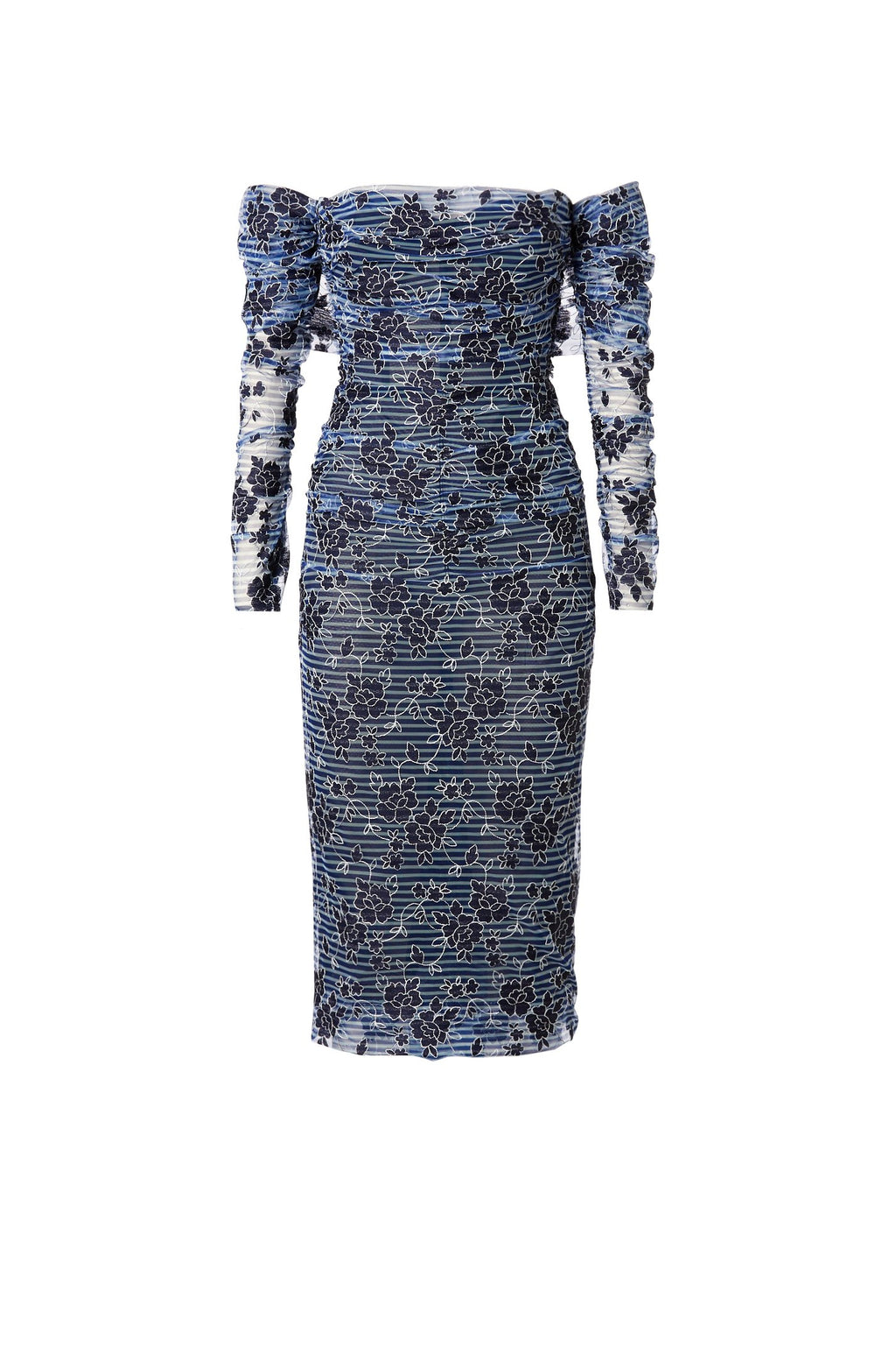 EMBROIDERED TULLE DRESS