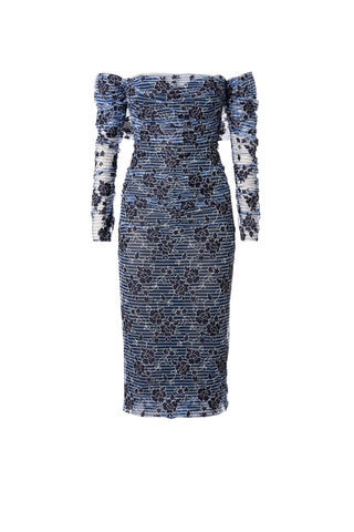 EMBROIDERED TULLE DRESS