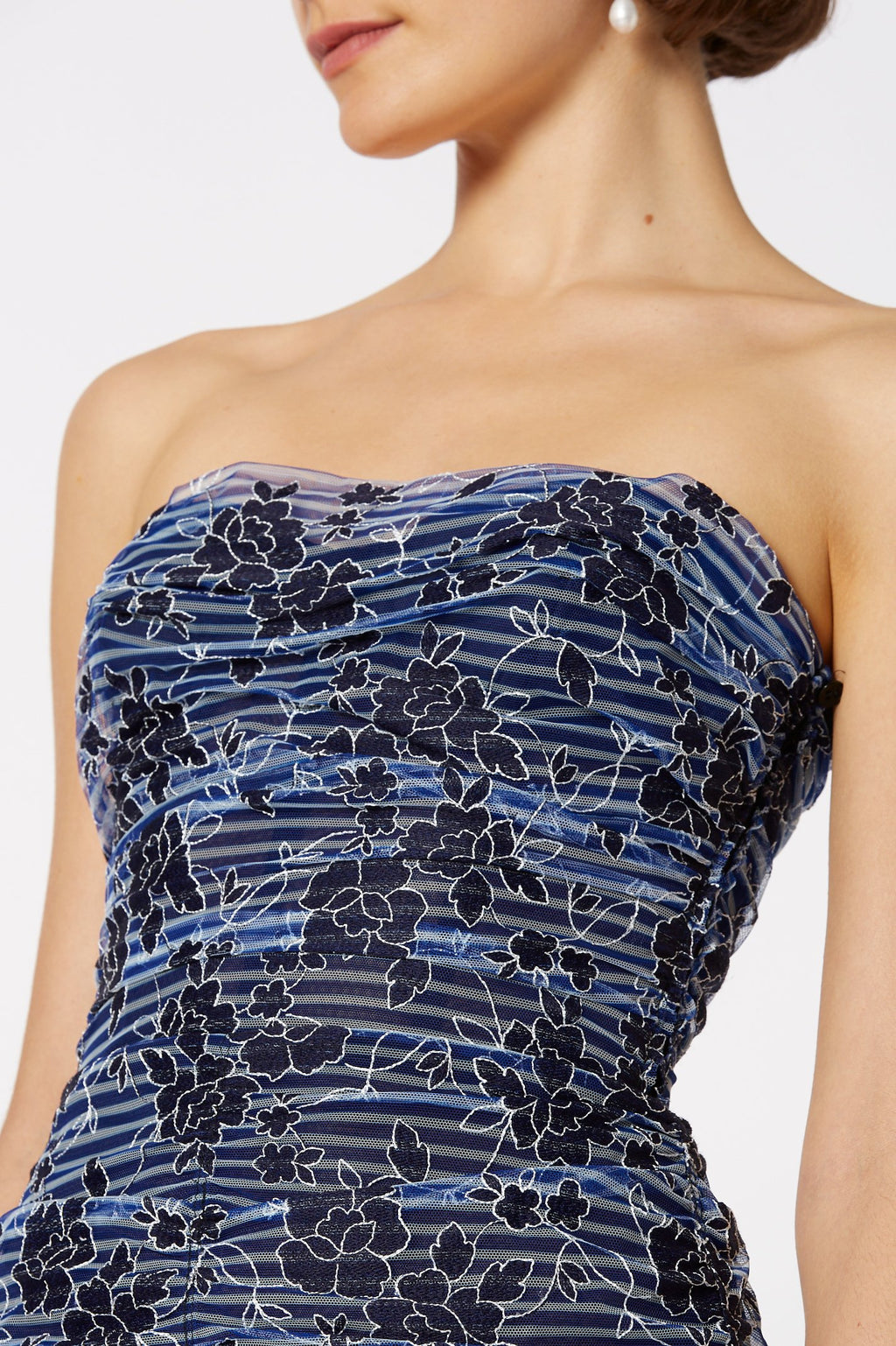 EMBROIDERED TULLE DRESS