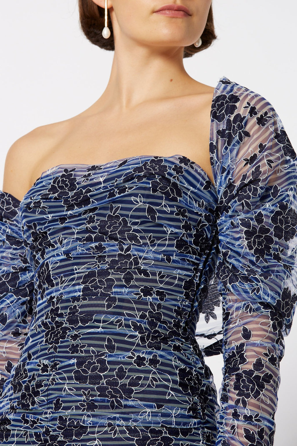 EMBROIDERED TULLE DRESS