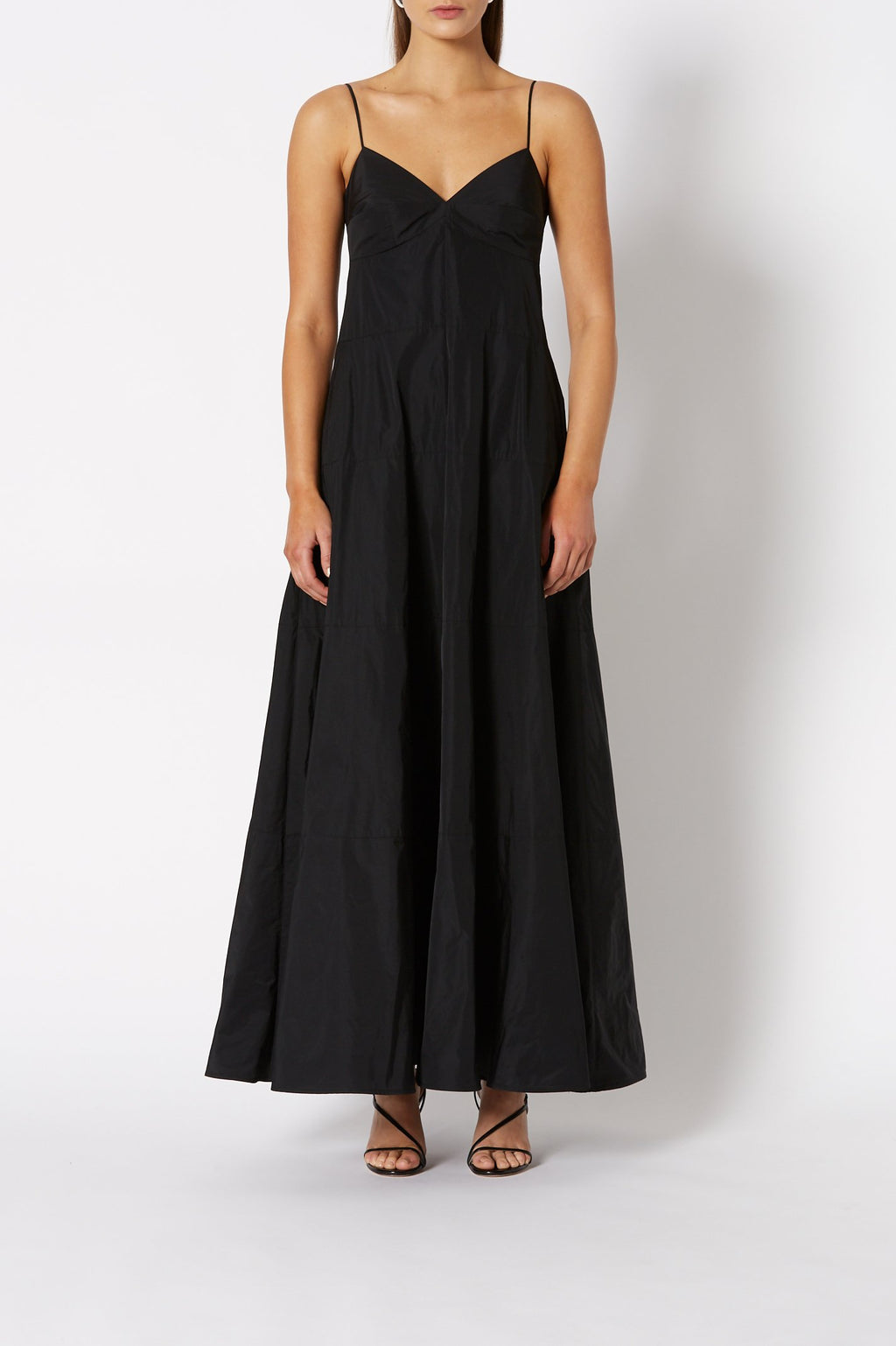 TAFFETA MAXI DRESS