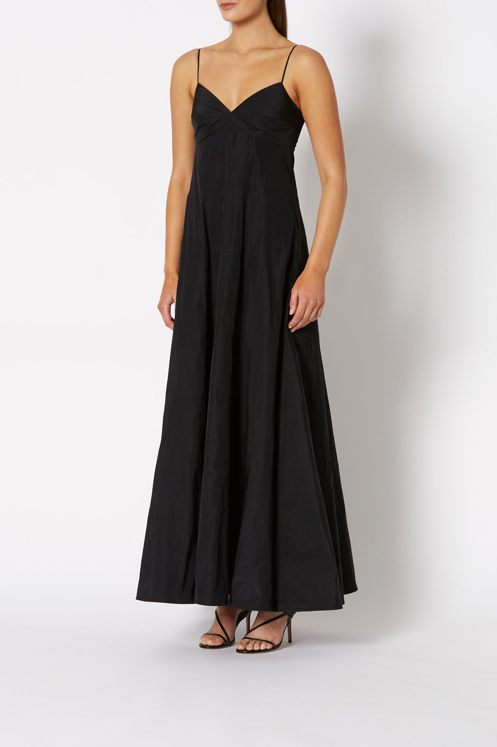 TAFFETA MAXI DRESS