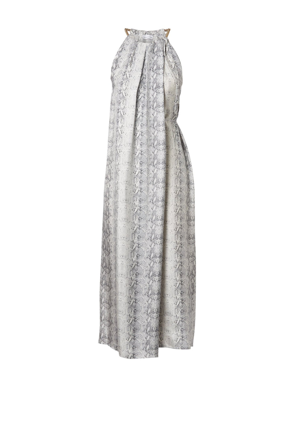 SILK REPTILE PRINT DRESS