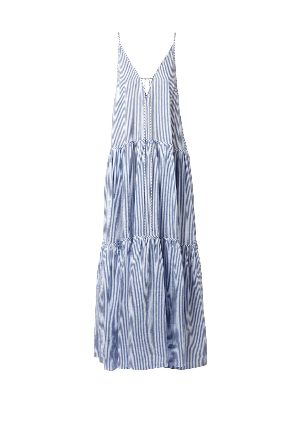STRIPE VOILE DRESS