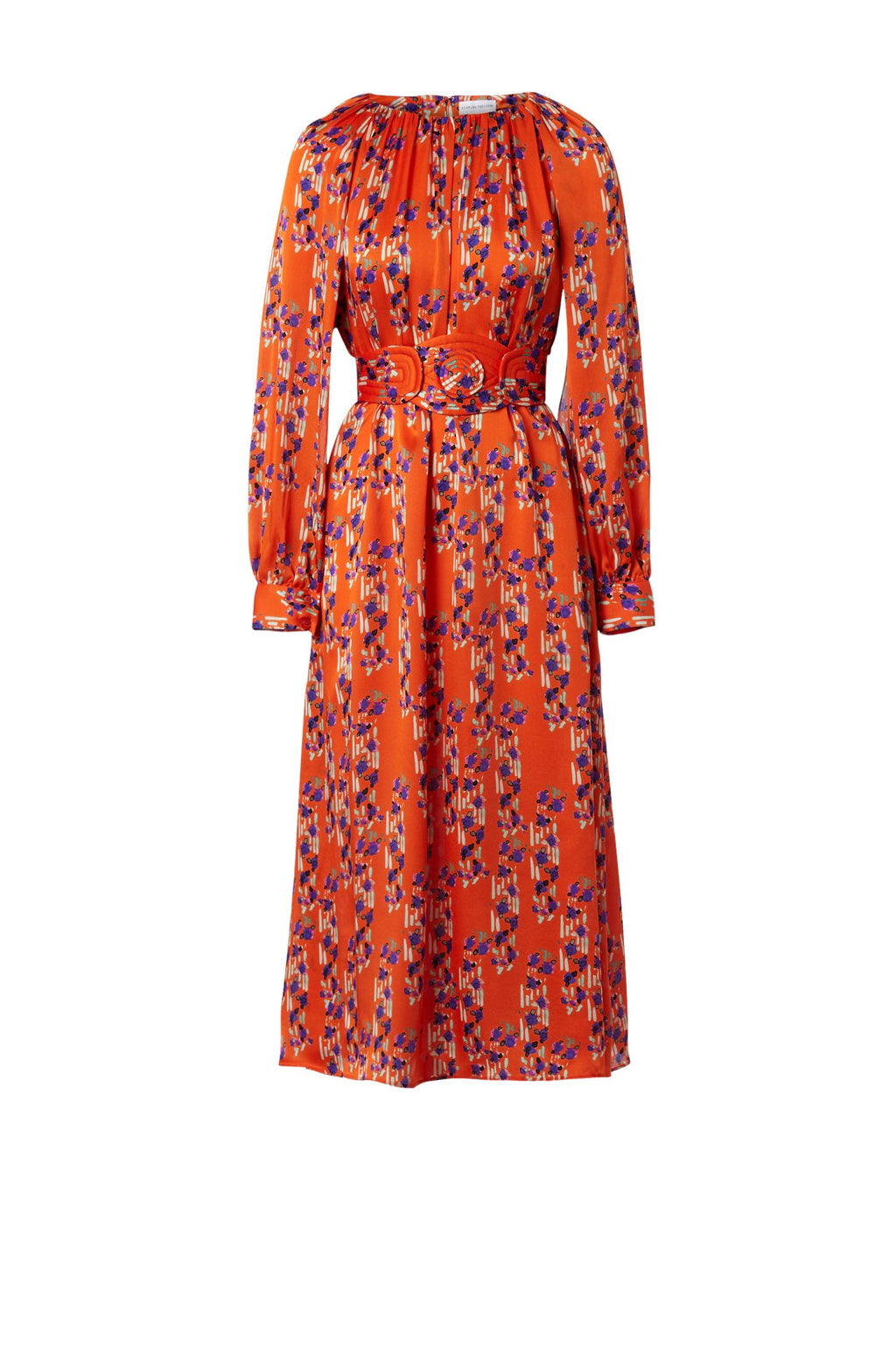 ITALIAN SILK FLORAL DRESS