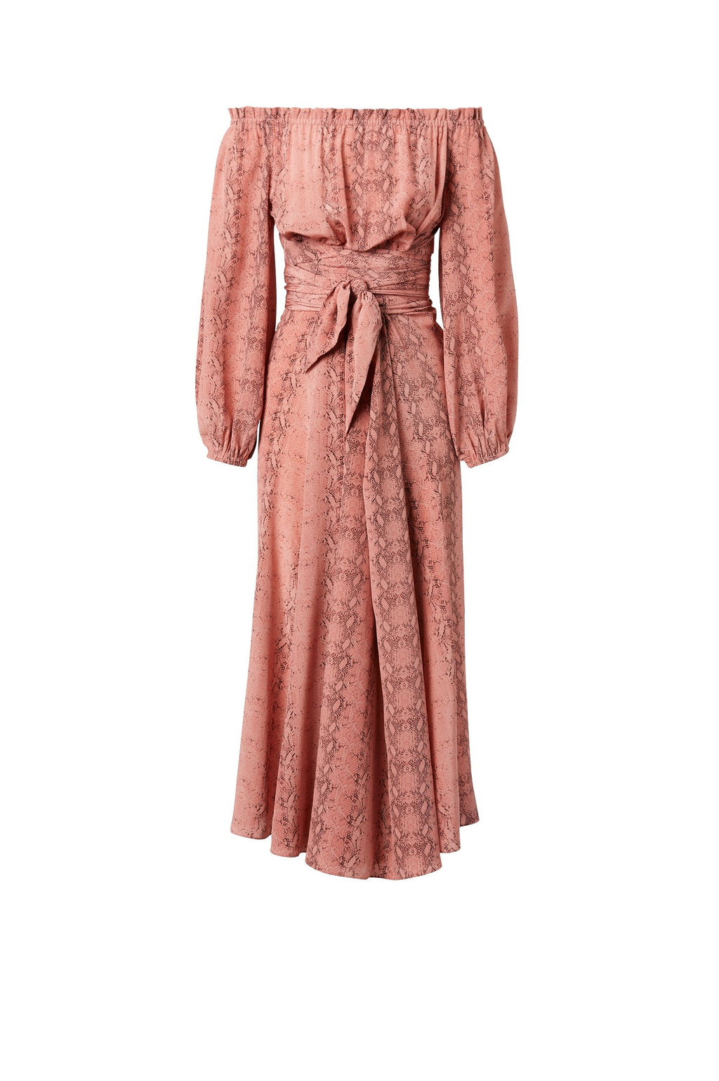 CDC REPTILE PRINT WRAP DRESS