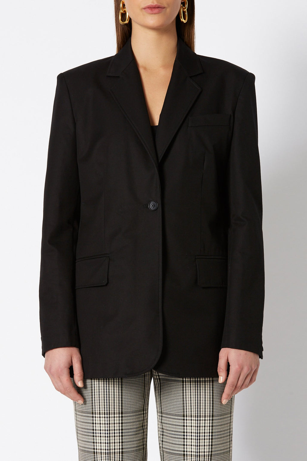 TAILORED COTTON BLAZER