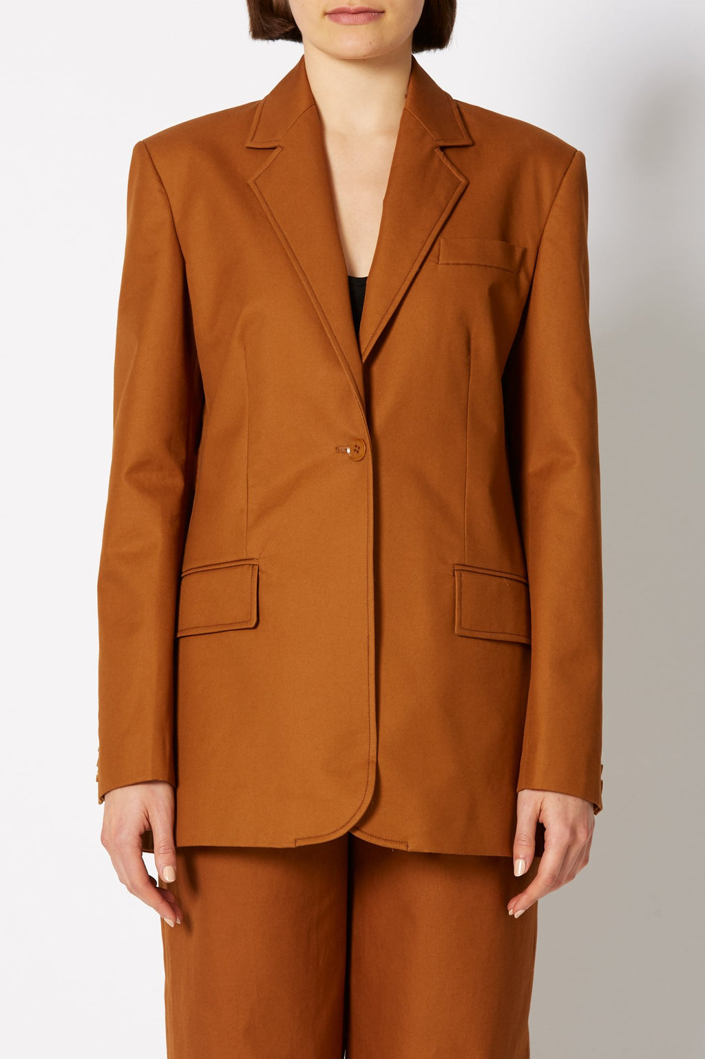 TAILORED COTTON BLAZER