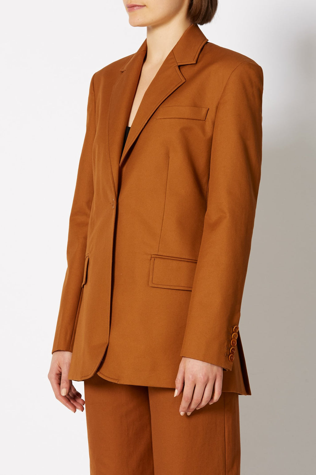 TAILORED COTTON BLAZER