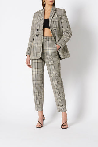 TAILORED PLAID JACKET