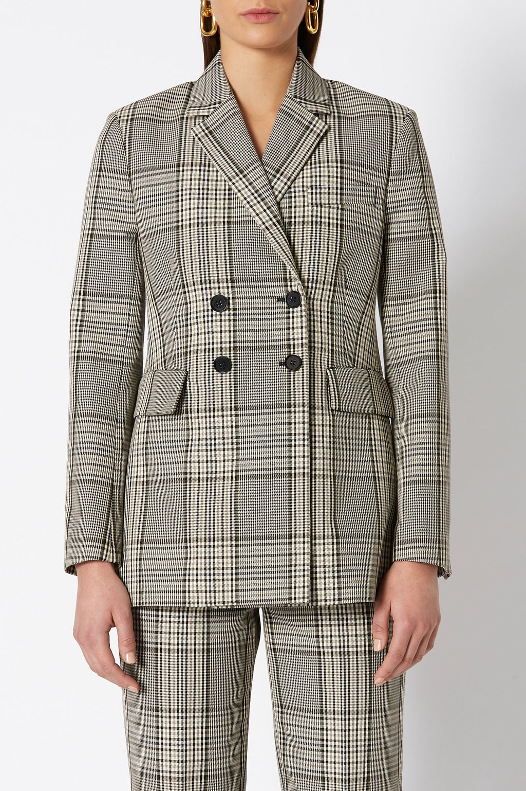 TAILORED PLAID JACKET