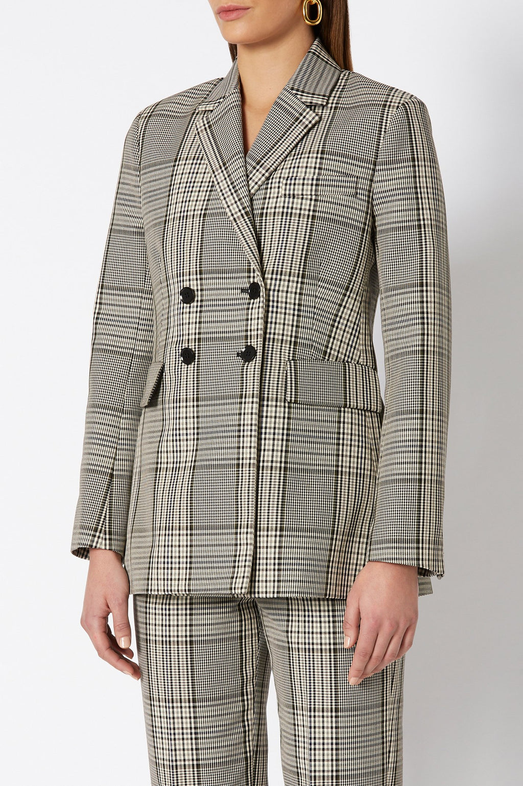 TAILORED PLAID JACKET