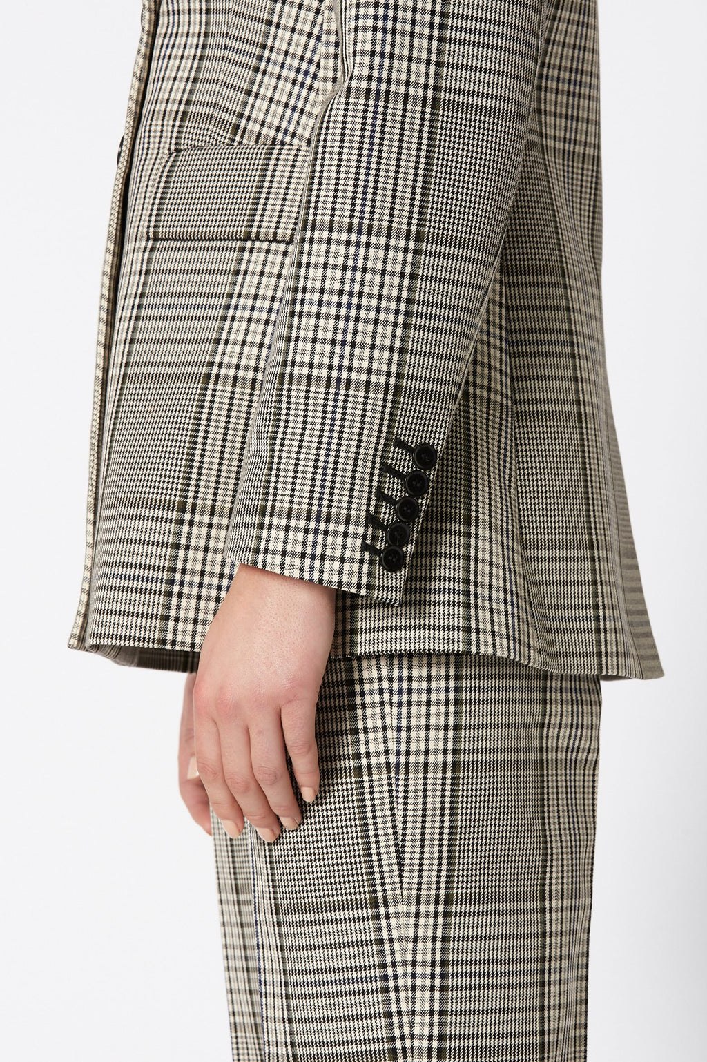 TAILORED PLAID JACKET
