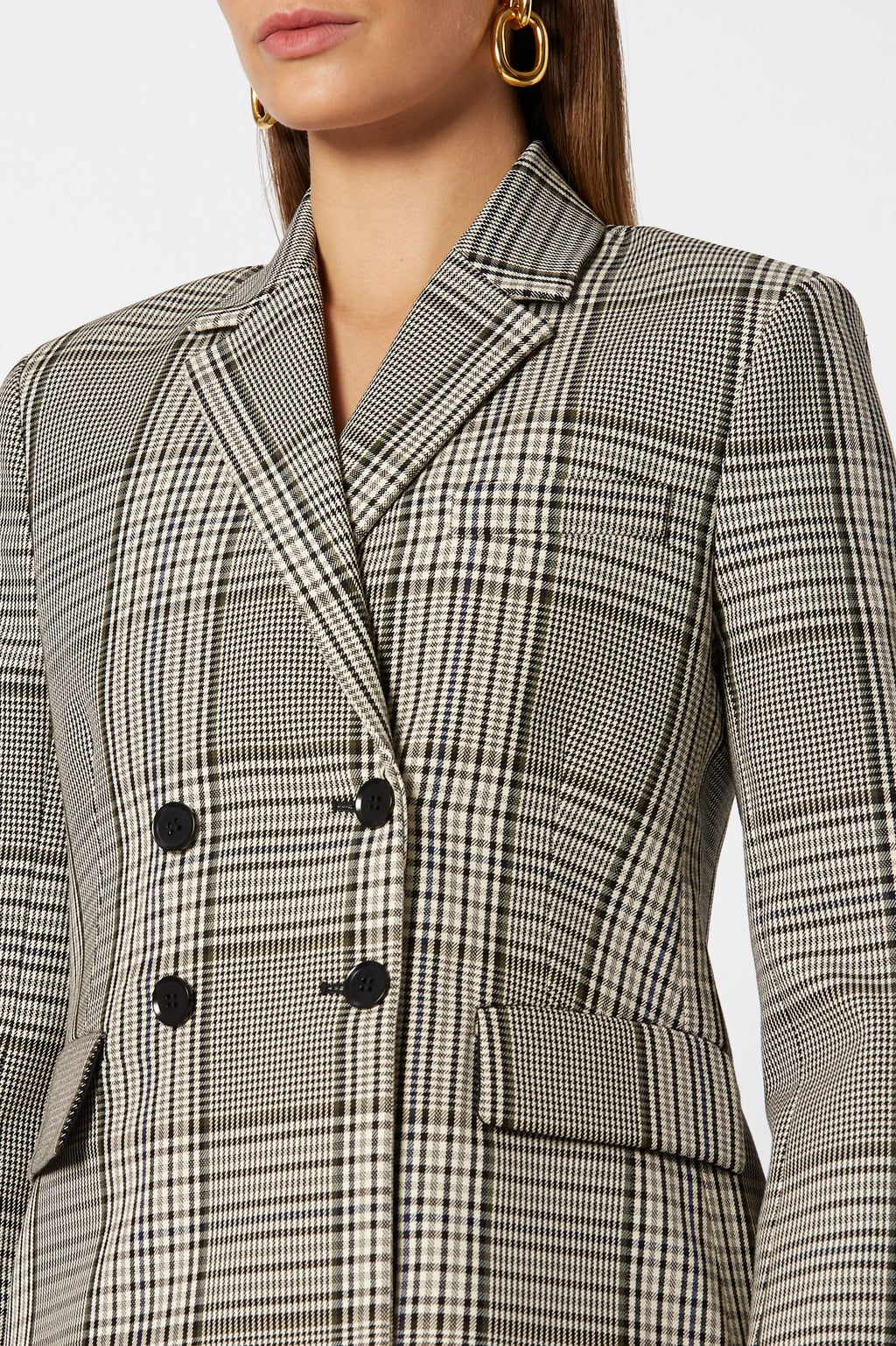 TAILORED PLAID JACKET